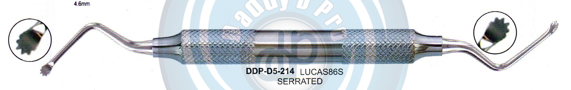 INSTRUMENTS FOR IMPLANTS LUCAS86S SERRATED