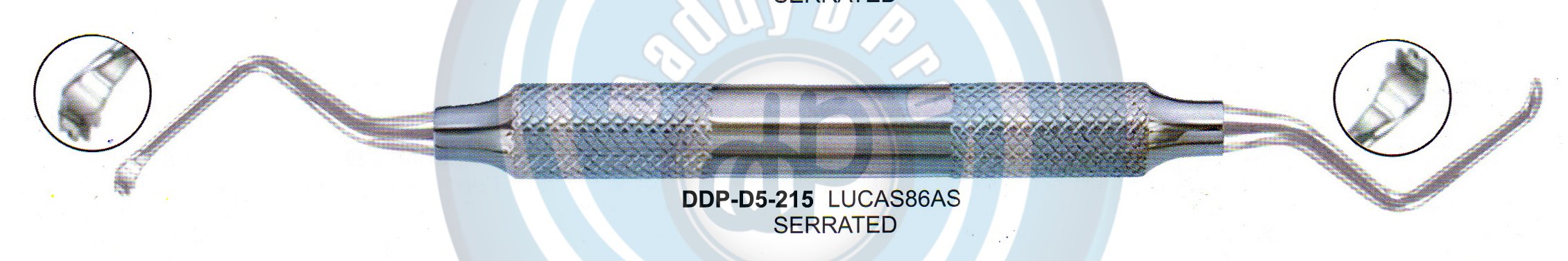 INSTRUMENTS FOR IMPLANTS LUCAS86AS SERRATED