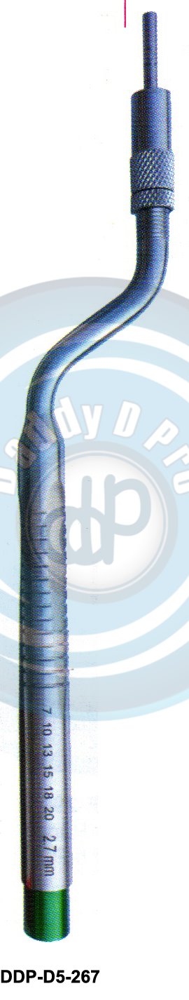 INSTRUMENTS FOR IMPLANTS CONCAVES CURVED