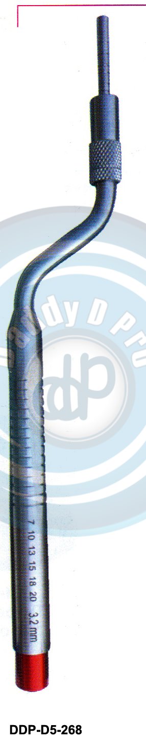 INSTRUMENTS FOR IMPLANTS CONCAVES CURVED