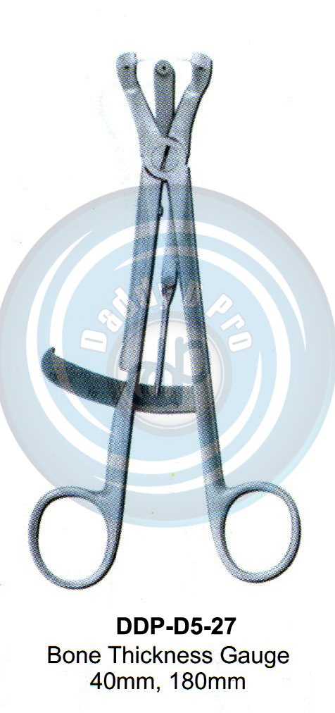 INSTRUMENTS FOR IMPLANTS BONE THICKNESS GUAGE