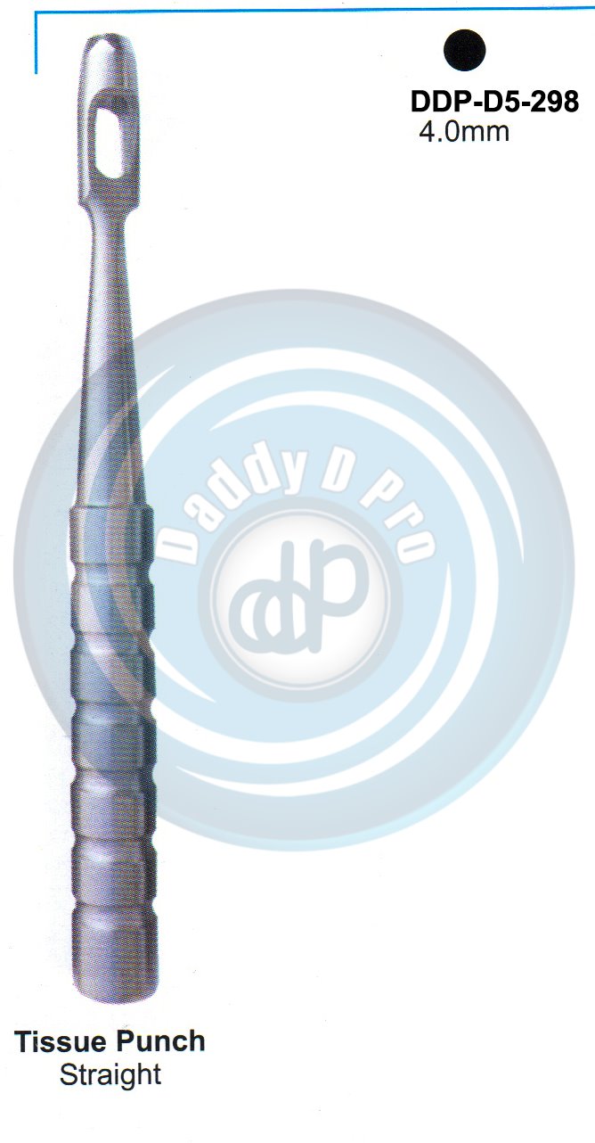 INSTRUMENTS FOR IMPLANTS TISSUE PUNCH STRAIGHT 4.0MM