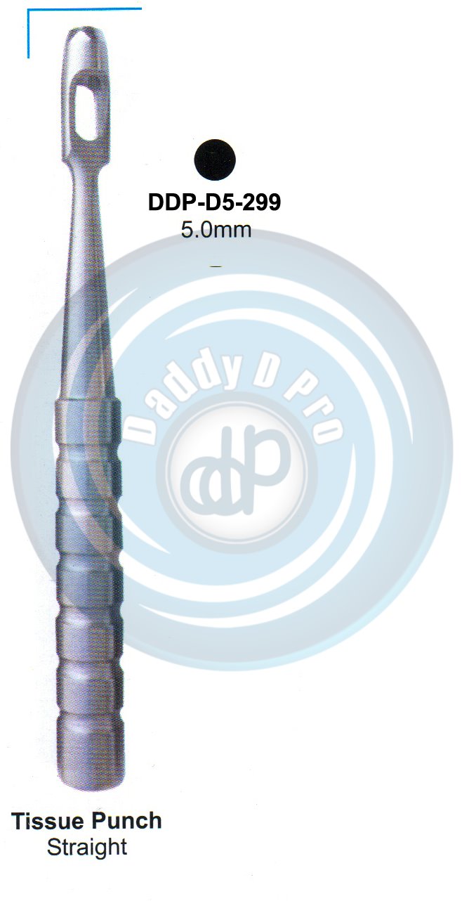 INSTRUMENTS FOR IMPLANTS TISSUE PUNCH STRAIGHT 5.0MM