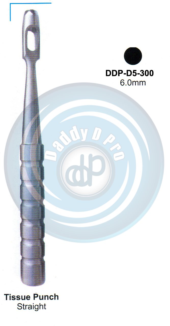 INSTRUMENTS FOR IMPLANTS TISSUE PUNCH STRAIGHT 6.0MM