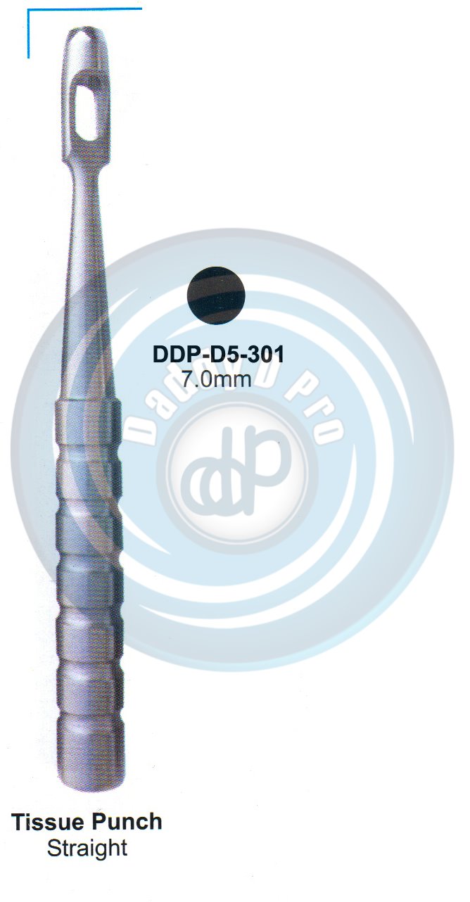 INSTRUMENTS FOR IMPLANTS TISSUE PUNCH STRAIGHT 7.0MM