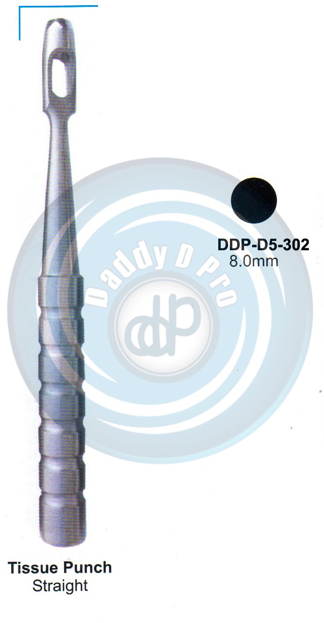 INSTRUMENTS FOR IMPLANTS TISSUE PUNCH STRAIGHT 8.0MM