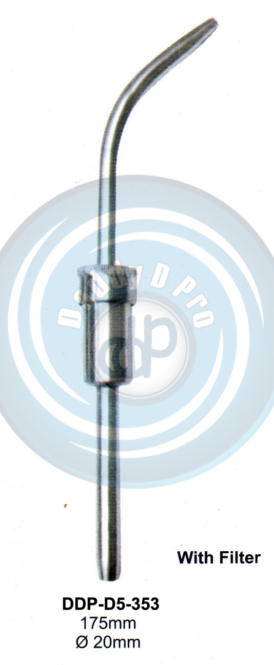 INSTRUMENTS FOR IMPLANTS BONE INJECTORS, COLLECTORS & SUCTION TUBE 175MM WITH FILTER