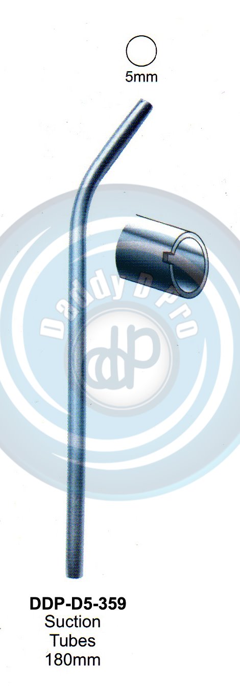 INSTRUMENTS FOR IMPLANTS BONE INJECTORS, COLLECTORS & SUCTION TUBE SUCTION TUBES 180MM