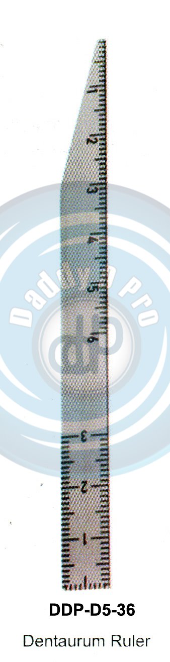 INSTRUMENTS FOR IMPLANTS DENTAURUM RULER