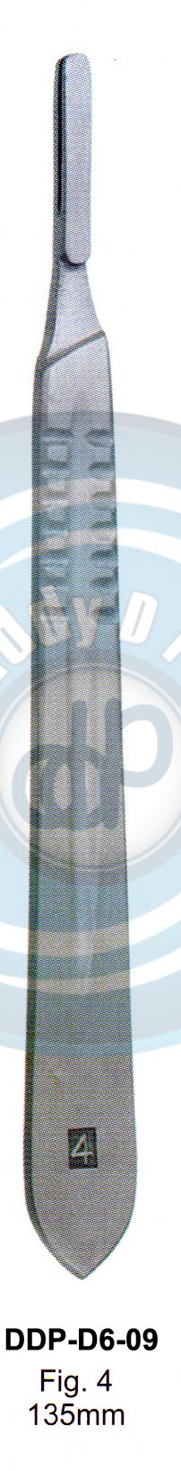 SCALPEL HANDLES, BLADES & KNIVES SCALPEL HANDLES FIG.4 135MM