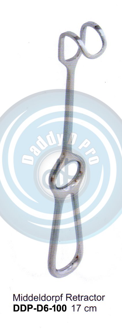 RETRACTORS , MOUTH GAGS RETRACTORS MIDDELDORPF RETRACTOR 17CM