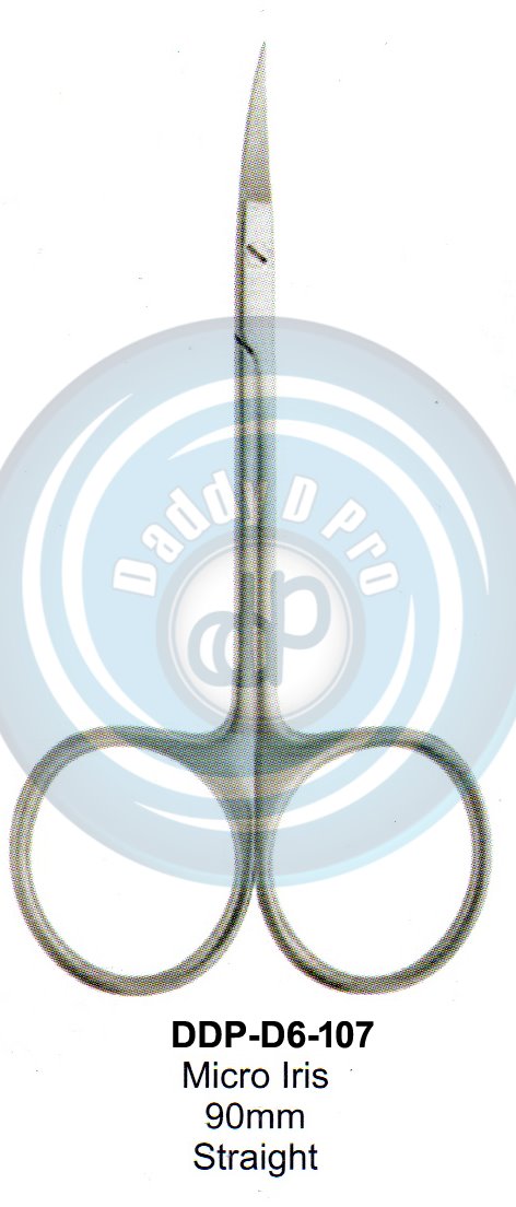 SCISSORS, SUPER CUT , TUNSTEN CARBIDE GUM SCISSORS MICRO IRIS 90MM STRAIGHT
