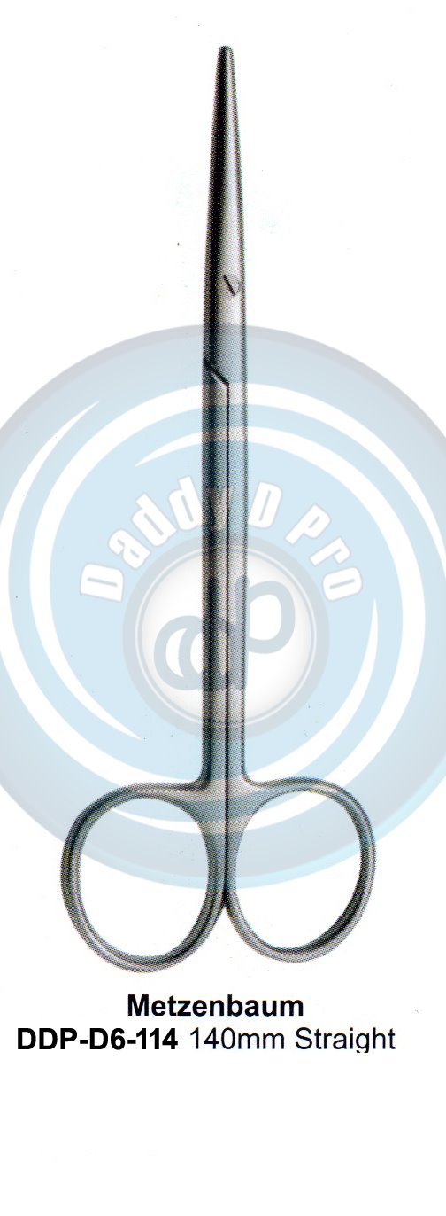 SCISSORS, SUPER CUT , TUNSTEN CARBIDE GUM SCISSORS METZENBAUN 140MM STRAIGHT
