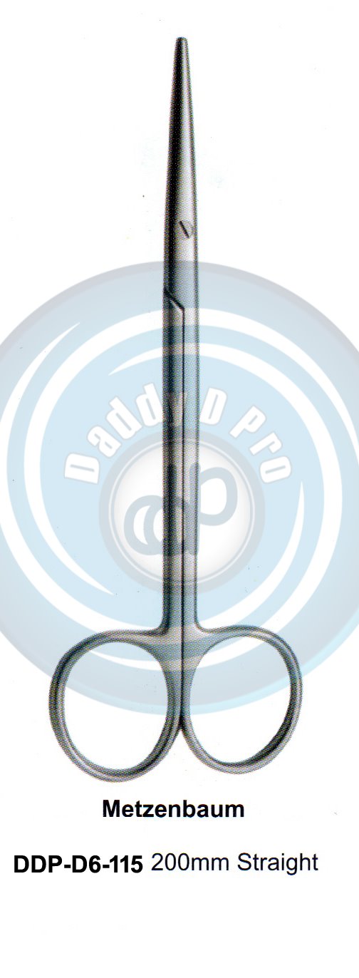 SCISSORS, SUPER CUT , TUNSTEN CARBIDE GUM SCISSORS METZENBAUN 200MM STRAIGHT
