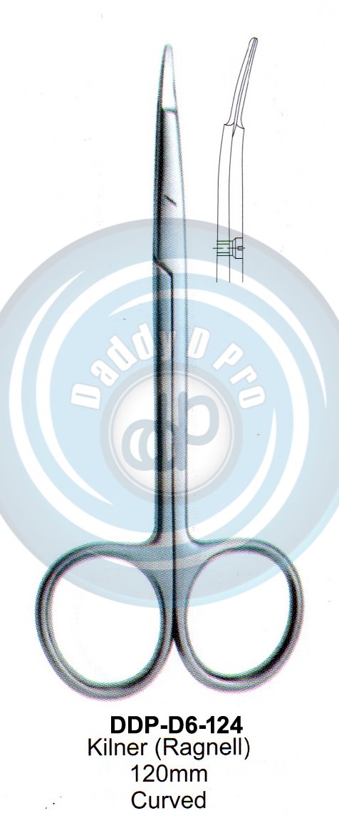 SCISSORS, SUPER CUT , TUNSTEN CARBIDE KILNER 120MM CURVED