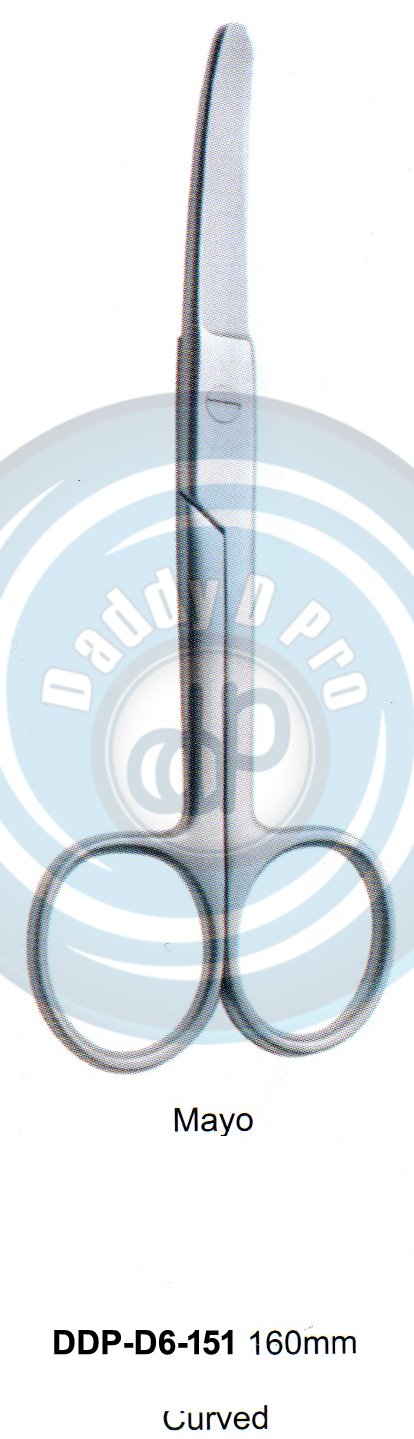 SCISSORS, SUPER CUT , TUNSTEN CARBIDE  MAYO 160MM CURVED