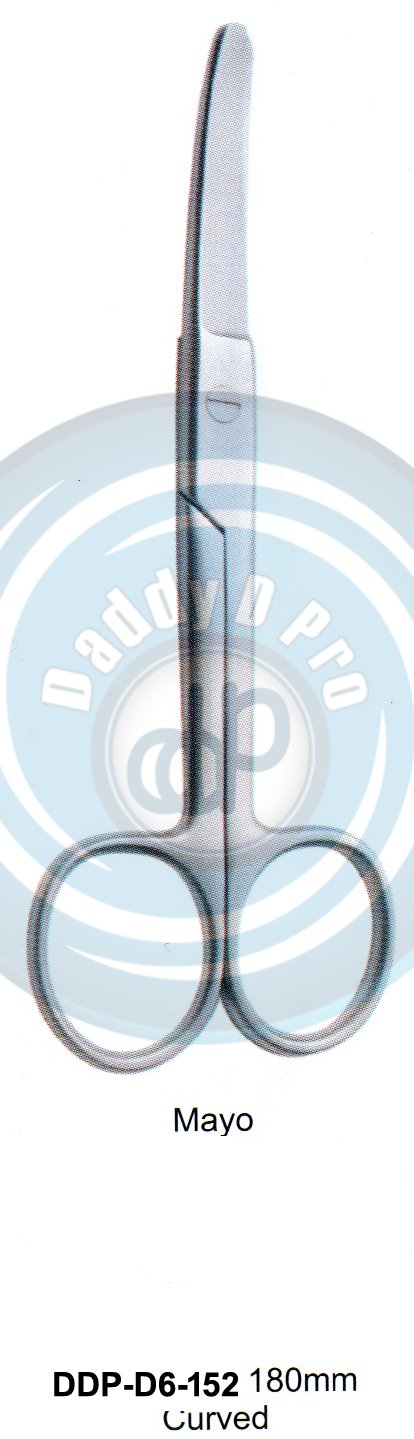SCISSORS, SUPER CUT , TUNSTEN CARBIDE  MAYO 180MM CURVED