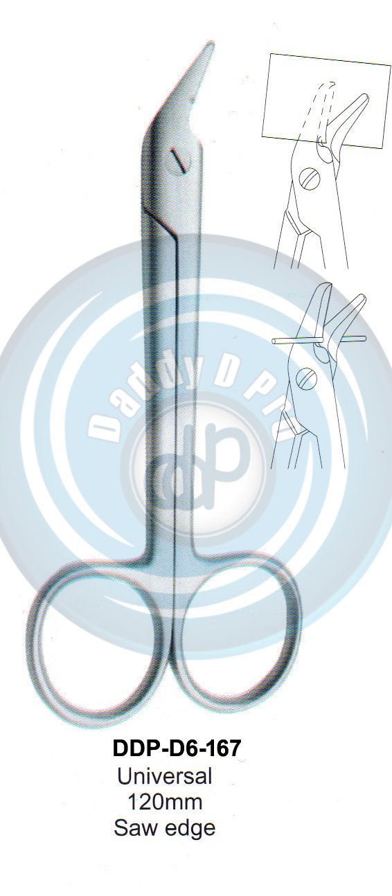 SCISSORS, SUPER CUT , TUNSTEN CARBIDE  UNVERSAL 120MM SAW EDGE