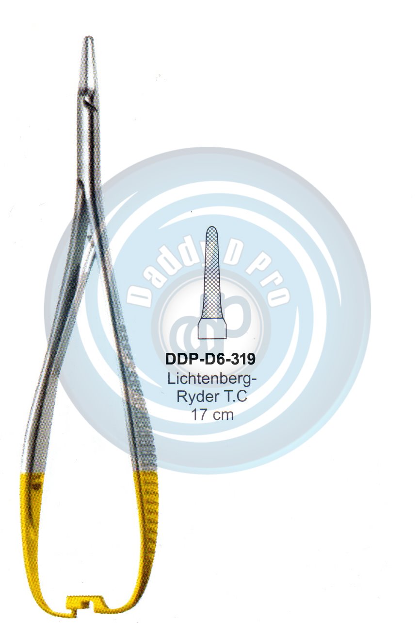 FORCEPS, NEEDLE HOLDER, CLAMPS  LICHTENBERG-RYDER T.C 17CM STRAIGHT