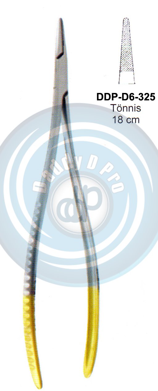 FORCEPS, NEEDLE HOLDER, CLAMPS  TONNIS 18CM