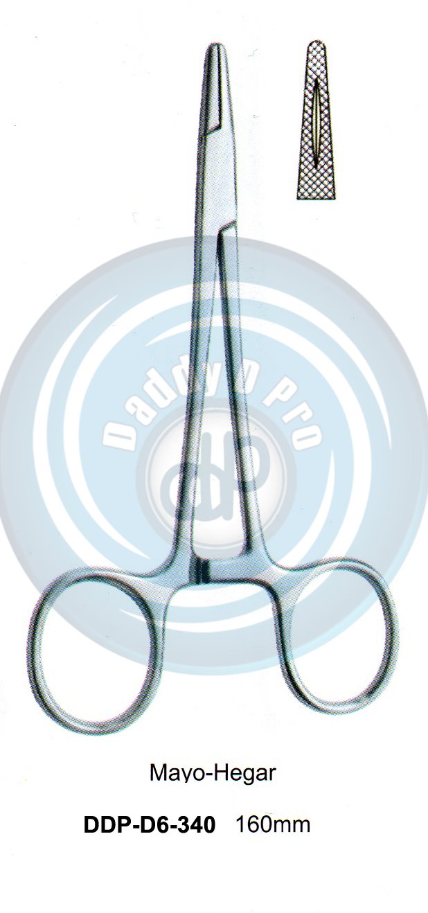 FORCEPS, NEEDLE HOLDER, CLAMPS  MAYO-HEGAR 160MM