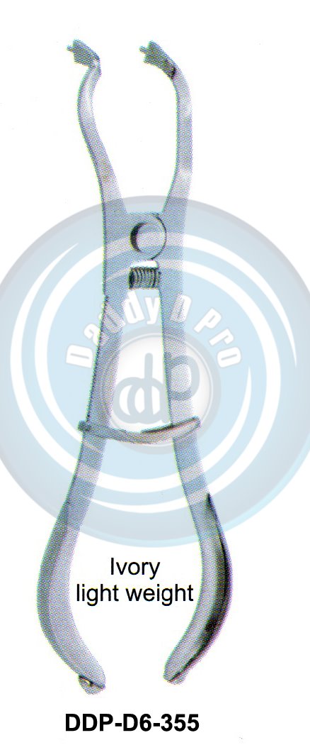 RUBBER DAM FORCEPS & CLAMPS IVORY LIGHT WEIGHT