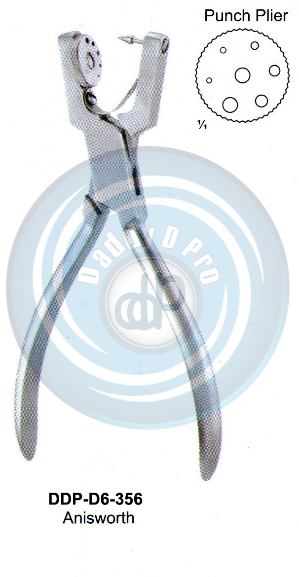 RUBBER DAM FORCEPS & CLAMPS ANISWORTH PUNCH PLIERS