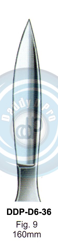 SCALPEL HANDLES, BLADES & KNIVES STERIL SCALPEL KNIVES FIG.9