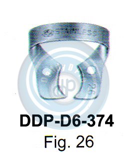 RUBBER DAM FORCEPS & CLAMPS FIG.26