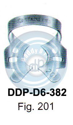 RUBBER DAM FORCEPS & CLAMPS FIG.201