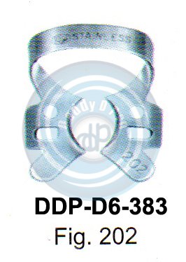 RUBBER DAM FORCEPS & CLAMPS FIG.202