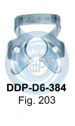RUBBER DAM FORCEPS & CLAMPS FIG.203