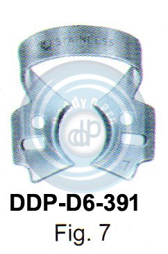 RUBBER DAM FORCEPS & CLAMPS FIG.7