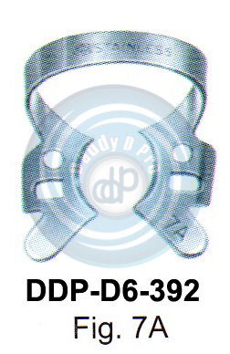 RUBBER DAM FORCEPS & CLAMPS FIG.7A