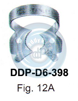 RUBBER DAM FORCEPS & CLAMPS FIG.12A