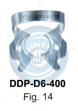 RUBBER DAM FORCEPS & CLAMPS FIG.14
