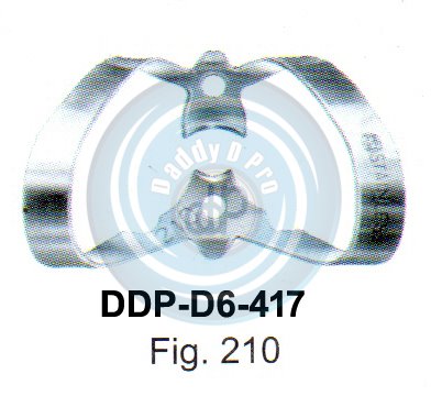 RUBBER DAM FORCEPS & CLAMPS FIG.210