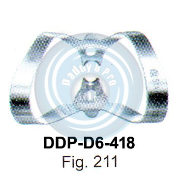 RUBBER DAM FORCEPS & CLAMPS FIG.211