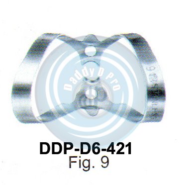RUBBER DAM FORCEPS & CLAMPS FIG.9