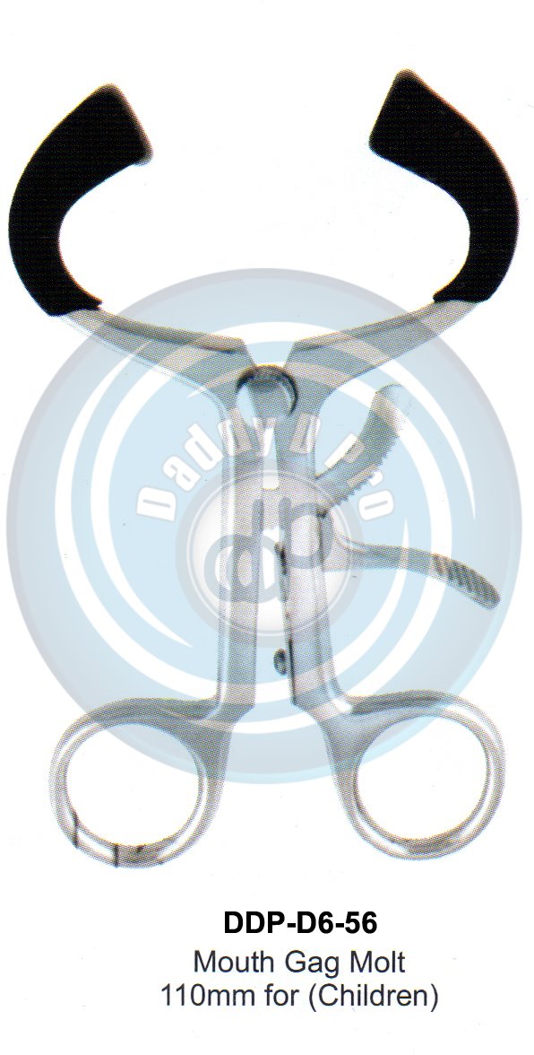 RETRACTORS , MOUTH GAGS  MOUTH GAG MOLT 110MM FOR CHILDREN