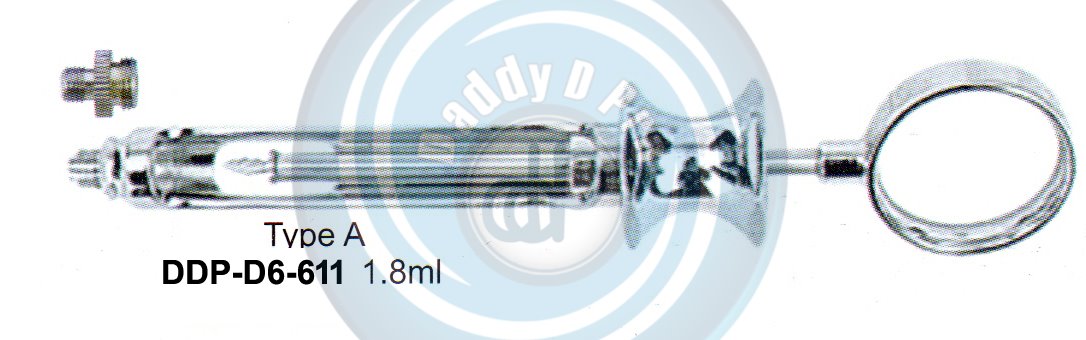 DENTAL SYRINGES TYPE A 1.8ML