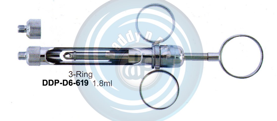 DENTAL SYRINGES 3-RING 1.8ML