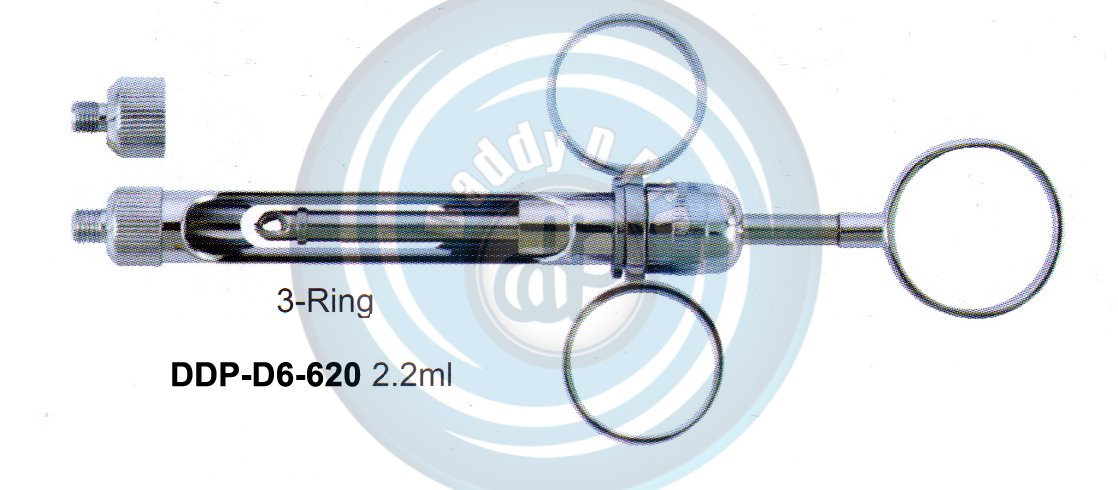 DENTAL SYRINGES 3-RING 2.2ML