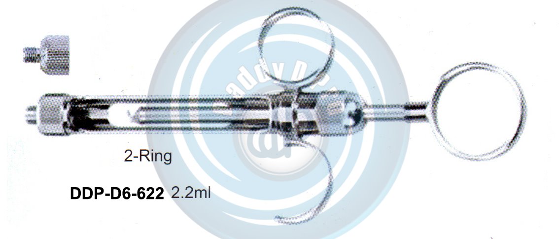 DENTAL SYRINGES 2-RING 2.2ML