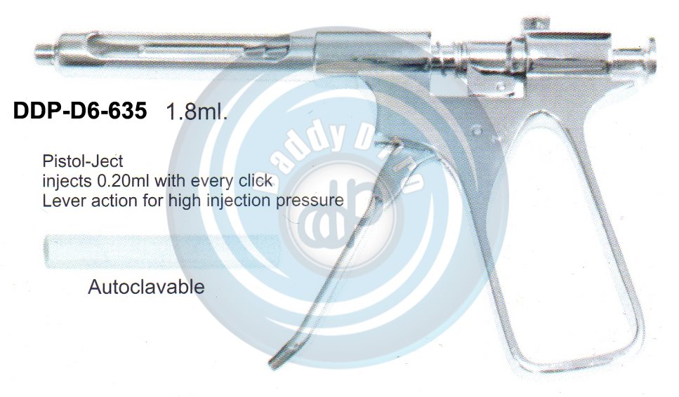 DENTAL SYRINGES PISTOL-JECT 1.8ML