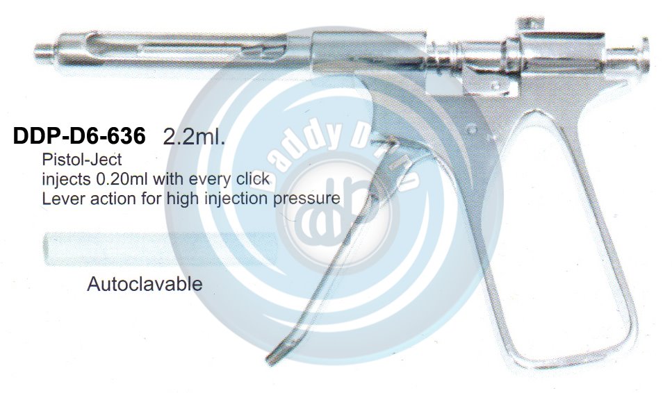 DENTAL SYRINGES PISTOL-JECT 2.2ML