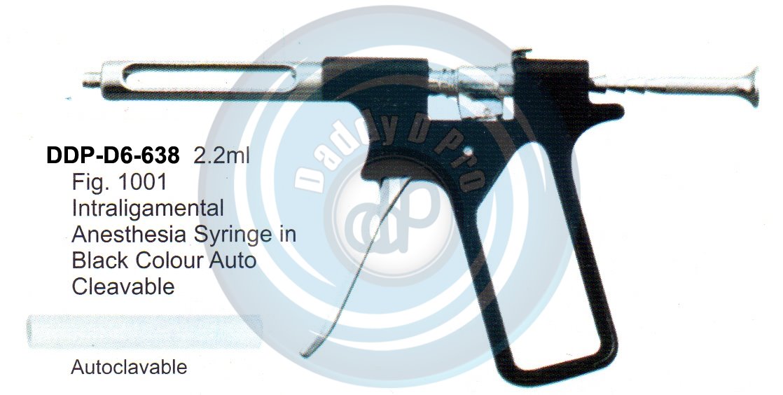 DENTAL SYRINGES FIG.1001 INTRALIGAMENTAL SYRINGE 2.2ML