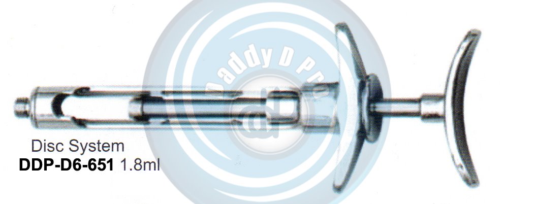 DENTAL SYRINGES DISC SYSTEM 1.8ML