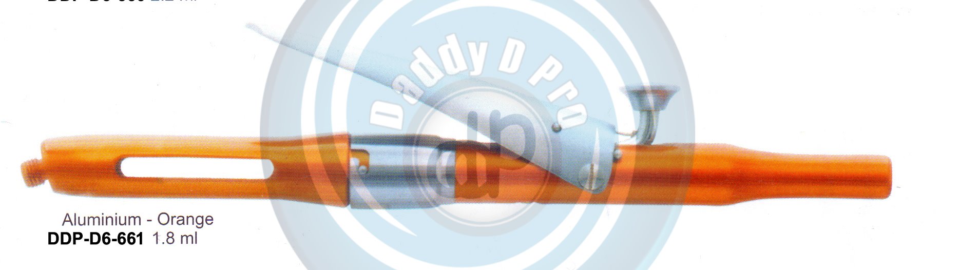 DENTAL SYRINGES ALUMINIUM - ORANGE 1.8ML