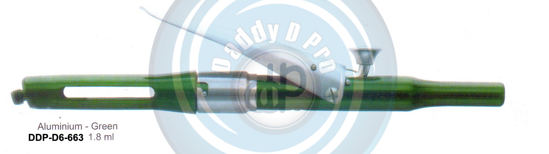 DENTAL SYRINGES ALUMINIUM - GREEN 1.8ML
